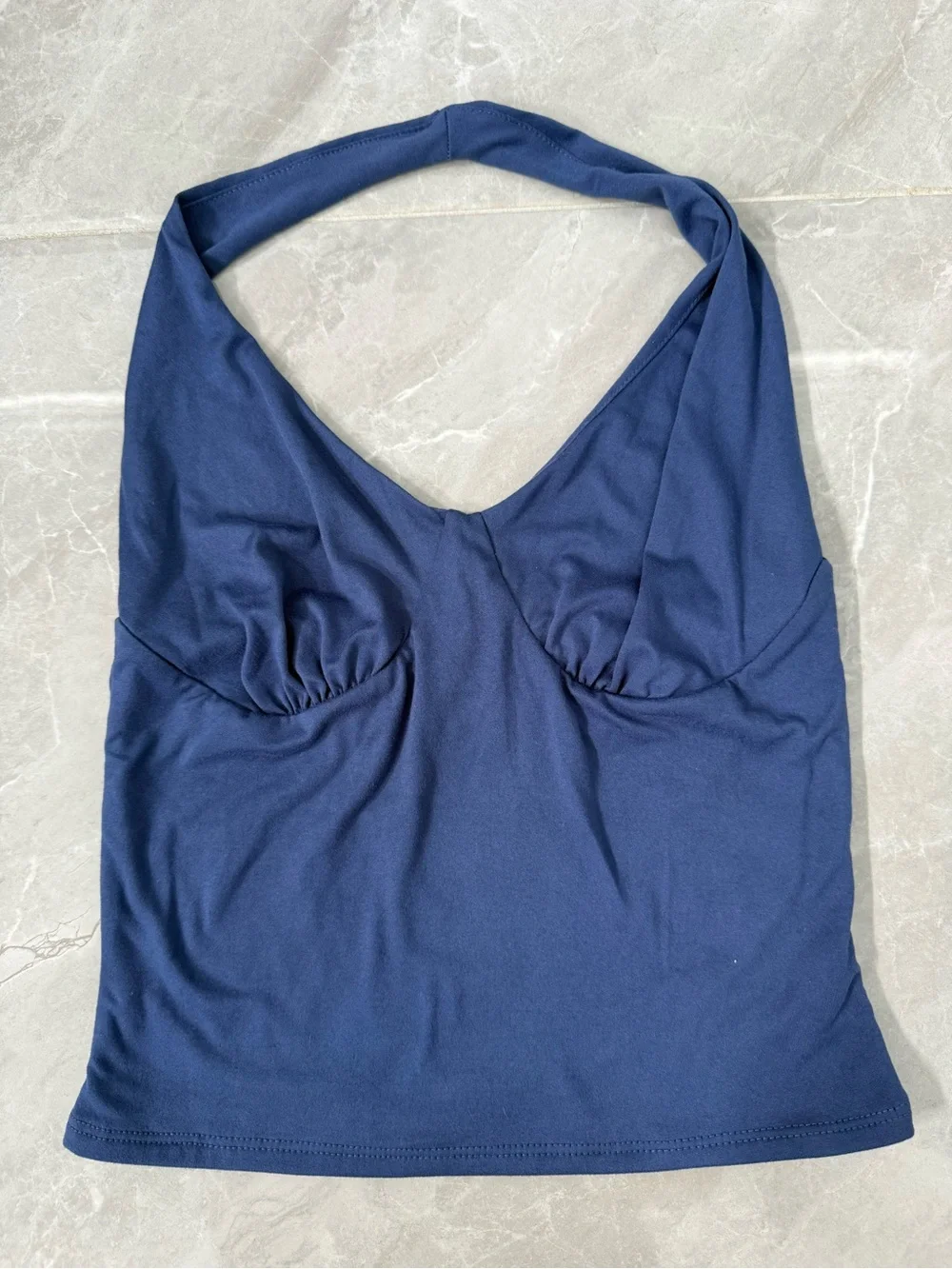 Women’s Rebellious Dreamer Halter Top Bundle Ruched Bust V-Neck Basic Medium - Picture 8 of 16